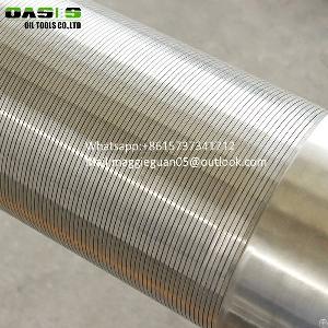 Stainless Steel Wedge Wire Water Well Screen For Water Treatment