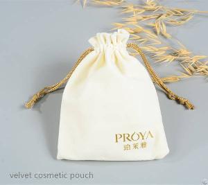 Small Velvet Cosmetic Pouch