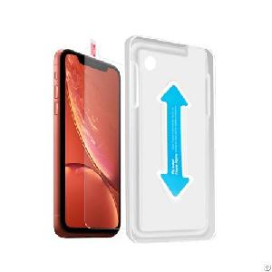 Iphone Xr Hd Clarity Tempered Glass Screen Protector Film With Installation Tray