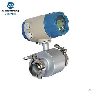 Stainless Steel Sanitary Electromagnetic Flowmeter China