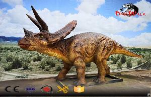 Animatronic Dinosaur Simulation Real Lifesize Model Triceratops