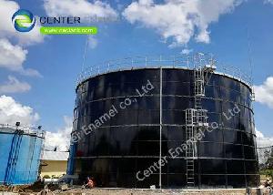 Glass Lined Steel Liquid Storage Tanks With Double Membrane Roofs