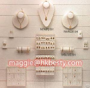 Display Bust Stand Earring Ring Holder Necklace Bracelet Jewelry Display Set