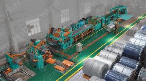 Shear Line Automatic Galvanized Metal Steel Sheet Coil Cut To Length Line Machine