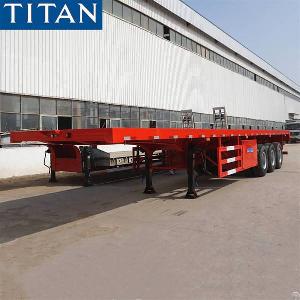 suspensions container flatbed trailer