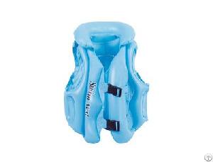 blue swim vest
