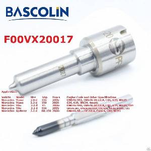 bascolin piezo nozzle f00vx20017 diesel fuel injetion spray