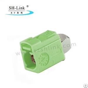 Fakra N Female Right Angle Crimp Solder Connector For Rg174 Rg316 Cable Shm900.0003-4 N