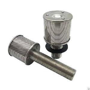 High Quality Water Filter Nozzle Ss Wedge V Type Wedge Wire Screen Nozzle