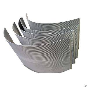 Johnson Wedge Wire Screen Curved Sieve Plate Pond Filter