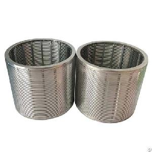 Ss 304 Mesh Wedge Wire Tube Cylinder Filter Screens