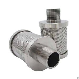 Ss Wedge Wire Water Treatment Filter Nozzle Filter Strainer