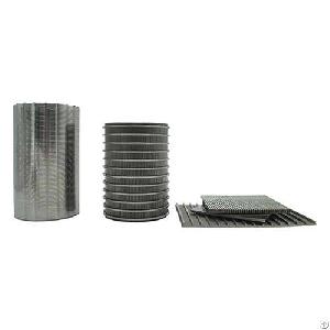 Stainless Steel 304 Mesh Filter Wedge Wire Screen Rotary Drum Filter Element For Pool Water System