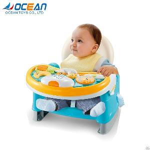 Portable Dining Feeding Baby Table Chair With Music Light