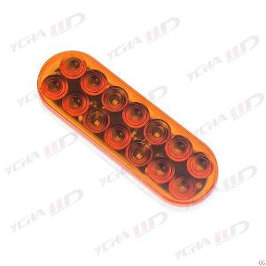 Led Trailer 6 Oval Stop / Parking / Turn Signals / Tail Light Amber