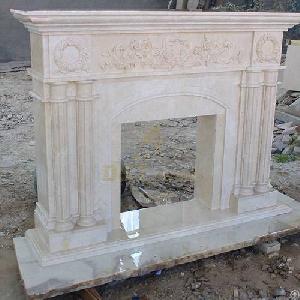 Beautiful Indoor Marble Fireplace Western Styles Marble Stone Fireplace