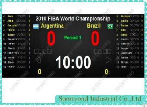 Basketball Scoring Software System Supplier , Scoreboard Scorer Timer Maker