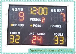 Indoor Outdoor Led Basketball Scoreboard With Wireless Remote Controller