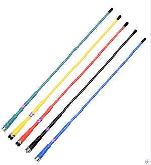 Flexible Spring Whip 155 / 430mhz Antenna 6colors Knfp405