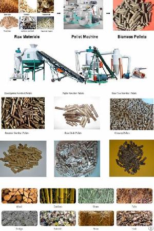 industrial ring die biomass wood pellet mill machine