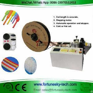 Fully Automatic Pvc Soft Tube Latex Tubing Yellow Wax Teflon Silicone Rubber Cutting