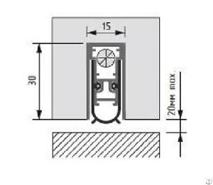 Automatic Drop Down Seal Sn 15x30