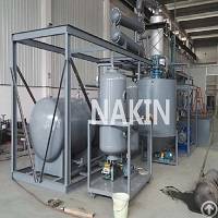 car oil distillation refinery machine waste engine recycling plant