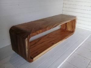 Floor Shelf Coffee Table From Suar Wood