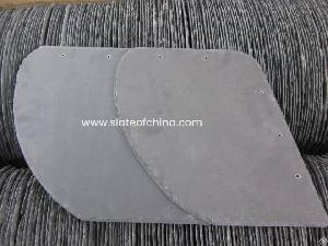 China Black Stone Tile Chinese Fish Scale Roofing Slate From Slateofchina