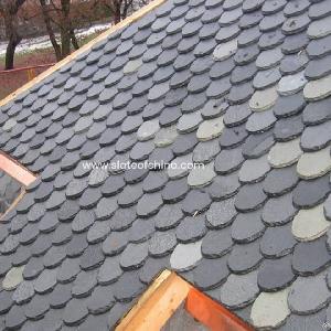 Fish Scale Shape Natural And Cheap Chinese Roofing Slate Tile From Slateofchina