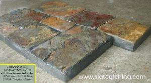 rusty slate tumbled stone pavers tiles slateofchina