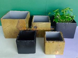 Weather-resistant Slate Planter From Slateofchina