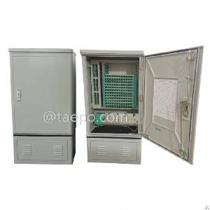 144-fiber Outdoor Telecom Smc Street Fiber Optical Cross Connection Cabinet From China Factory Taepo