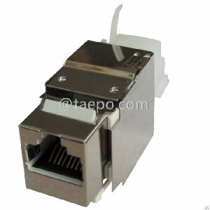 Cat6 Stp 8p8c Rj45 180 Degree Ap Style Keystone Jack