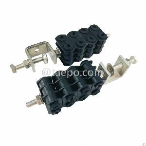 fiber optic cable clamp h s quadruple stack factory taepo