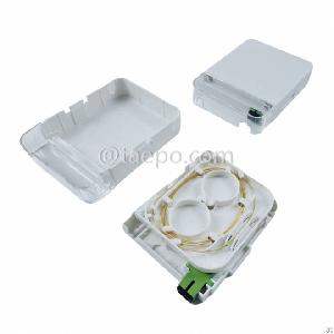 Plastic Housing Indoor 1 Fiber Sc Fiber Optic Termination Box From China Factory Taepo