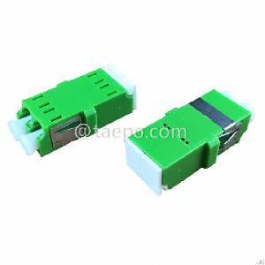 Singlemode Duplex Reduced Flange Shielded Lc Apc Fiber Optic Adapter With Shutter From China Factory