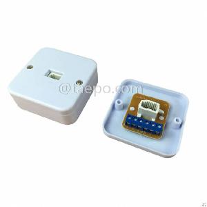 Uk Cat3 6p6c 1 Port Rj11 Telephone Jack Cable Junction Box From China Factory Taepo