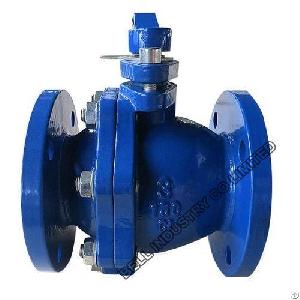 class 125 cast iron ball valve body blowout proof stem