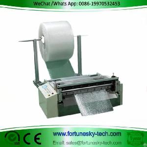 air bubble poly film cutting machine