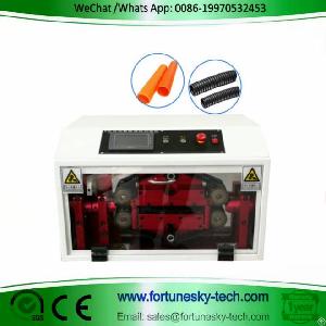 Hwn-86a Automatic Non Split Wire Loom Tubing Cutting Machine