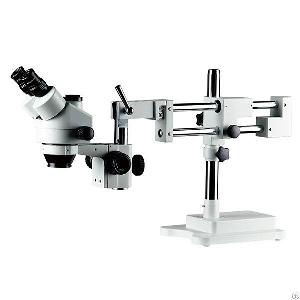 Double Boom Stand Zoom Simul Focal Trinocular Stereo Microscope Suit Hdmi Usb Industrial Camera