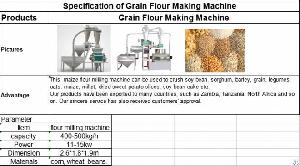 Grain Flour Making Machine