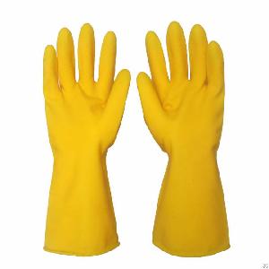 Latex Household Cleaning Gloves