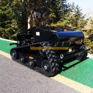 Mini Tracked Slope Mowers Remote Crawler Machine With50 60 70 80 Cm Mowing Width Grass Cutter