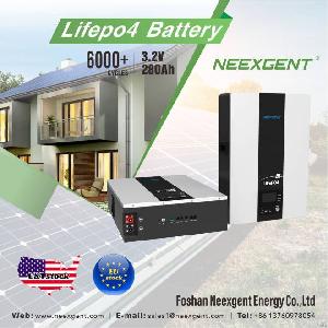 Neexgent Solar Inverter Battery 48v 51.2v 16s 100ah 200ah Lifepo4 Battery Lithium Ion 6000 Cycles Ba
