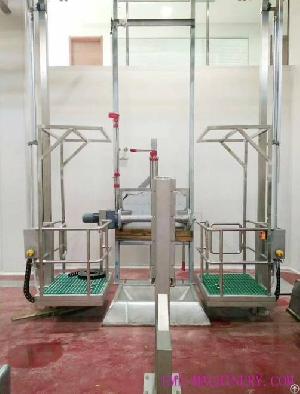 Cattle Slaughtering Machine Skinning Elevator Abattoir Equipment For Slaughterhouse Line