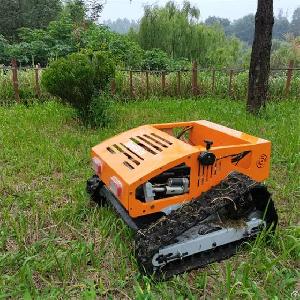 Rechargeable Brush Cutter, China Remote Control Mower On Tracks Price, Radio Controlled Mower