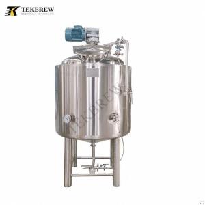 Stainless Steel 304 Cooling Jacketed Agitator Tank For Food And Beverage Processing Industry