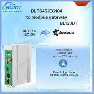 Bliiot New Version Bl120dt Dl / T645 Iec 104 To Modbus Conversion In Power System Automation